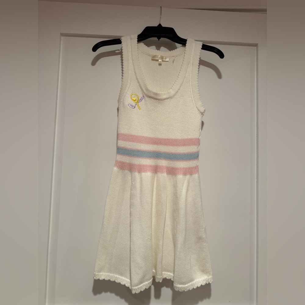 Loveshackfancy sweater mini dress size xs.
